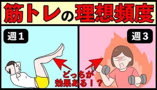 ぶっちゃけ、筋トレってどれくるいやるのが理想なん？