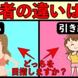 「体重を落としたい」と「引き締めたい」は別物