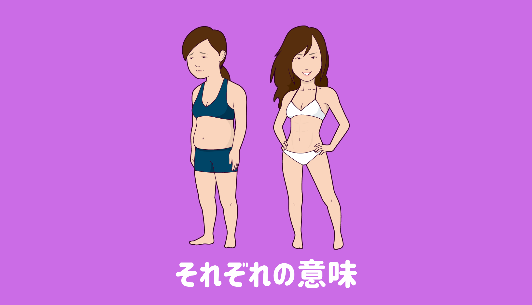 「体重を落としたい」と「引き締めたい」は別物