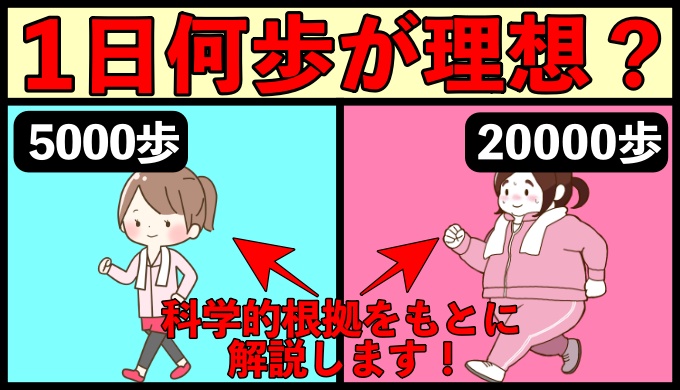 ウォーキングは１日何歩が理想か？