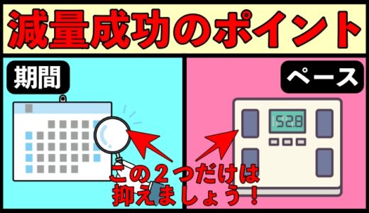 減量期間の決め方と正しいやり方