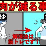 年齢を重ねるごとに筋肉が落ちる事実