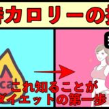 維持カロリーを知ることの大切さ