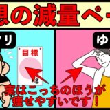 早く痩せるべきか？ゆっくり痩せるべきか？