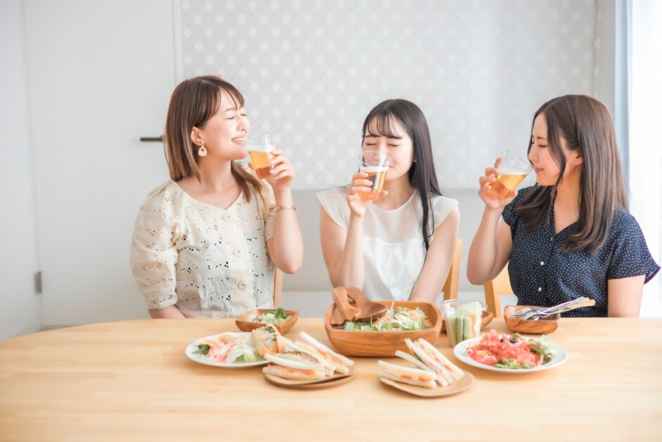 太らない飲み会中の行動