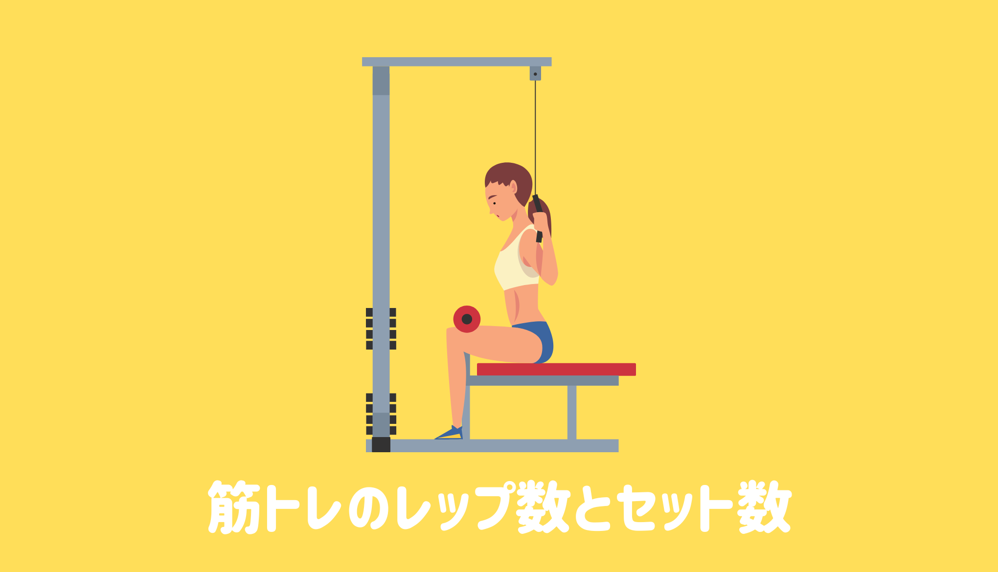 筋トレのレップ数とセット数